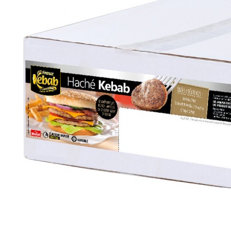 Haché de kebab volaille veau 80g