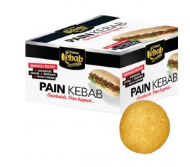 Pain rond pour sandwich / kebab 110g - 36 pains