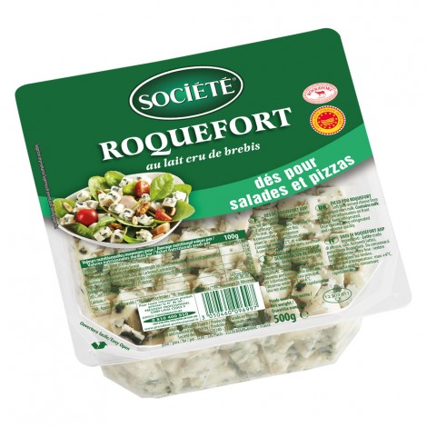 Roquefort société dés barquette 500g