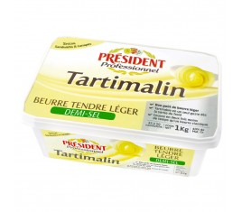 Tartimalin Beurre tendre léger demi-sel 1 kg