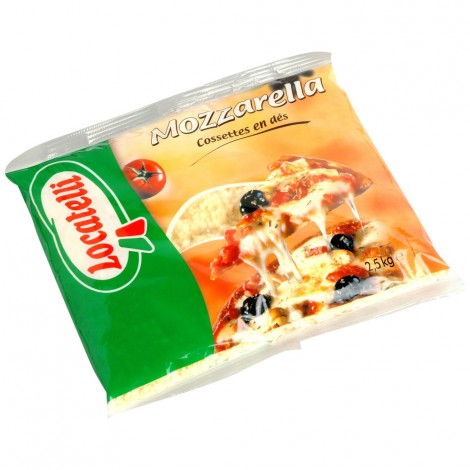 Mozzarella locatelli en dés 2,5kg