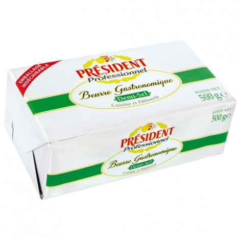 Beurre demi-sel Gastronomique Plaquette 500 g