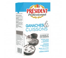 Crème UHT Ganaches et Cuissons Brique 1 L