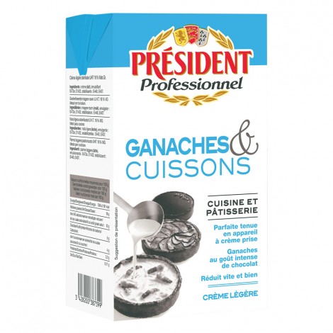 Crème UHT Ganaches et Cuissons Brique 1 L