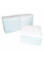 Serviettes papier blanc 1 pli 30x30 cm