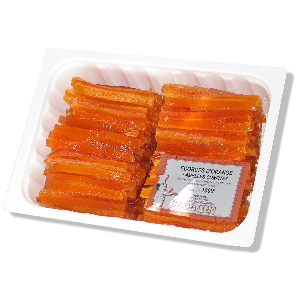 Ecorce d'orange confite - 150g