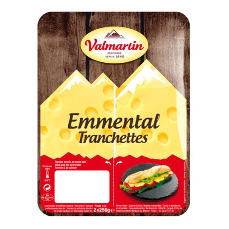 Emmental tranchettes 2x250g