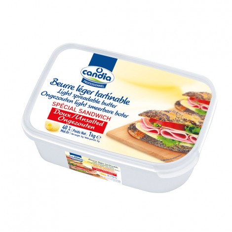 Beurre 40% doux spécial sandwich CANDIA PROFESSIONNEL