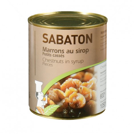 Marrons au sirop petits cassés