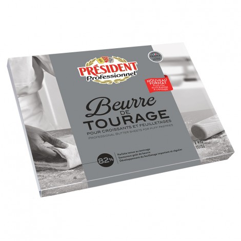 Beurre sec Tourage 82% Plaque 2 kg