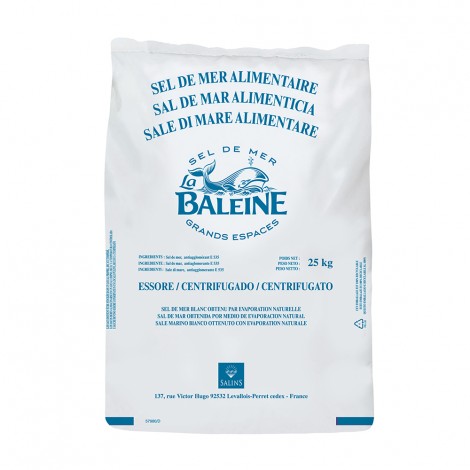 Gros sel de mer La Baleine 25 kg