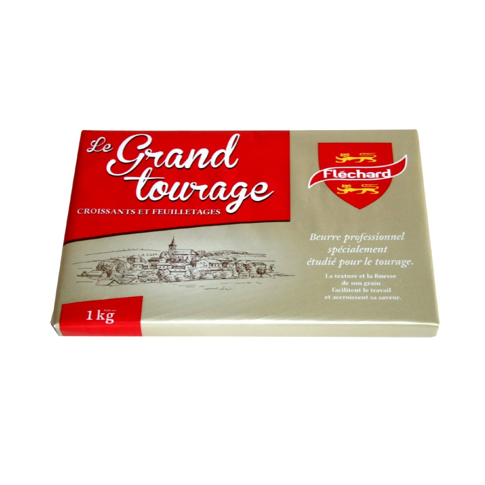 Beurre de tourage 82% MG, Plaque 2kg