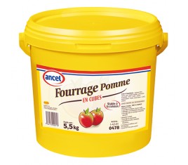 Fourrage pommes en cubes