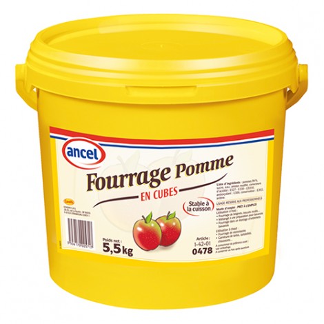 Fourrage pommes en cubes