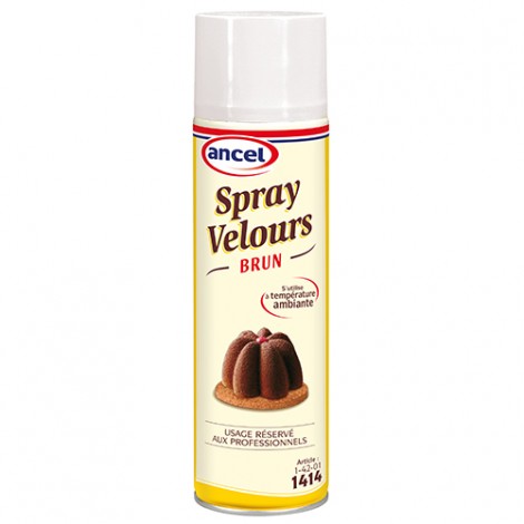 Spray velours brun