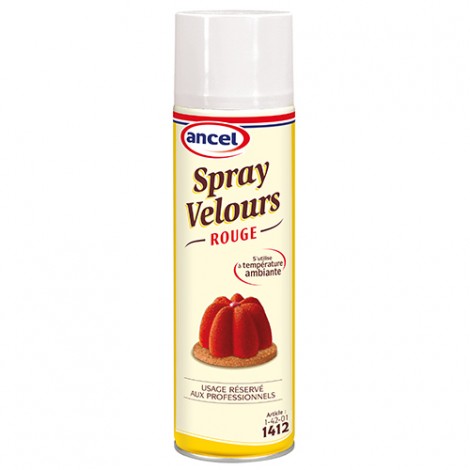 Spray velours rouge