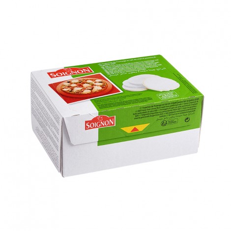 Tranches de fromage de chèvre surgelées IQF (Affiné 7 g - Diamètre 42 mm)