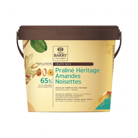 Praliné Héritage 32,5% Amandes 32,5% Noisettes