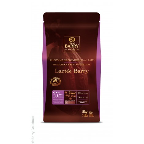 Lactée Barry Chocolat de couverture au lait 35% cacao