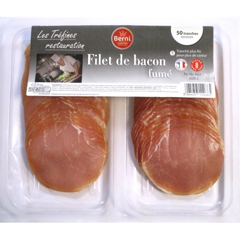 Filet de bacon fumé