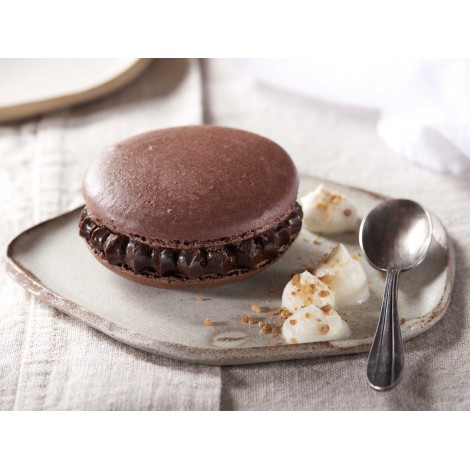 macaron chocolat