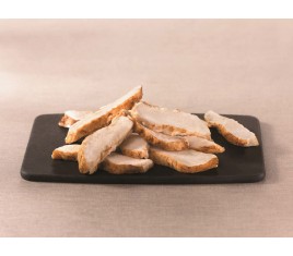 Emincé filet poulet rôti cuit halal