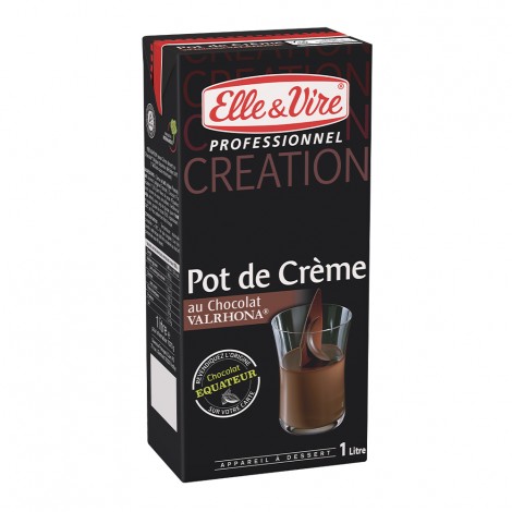 Pot de Crème au chocolat Valrhona