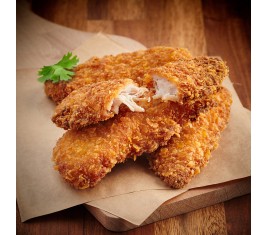 Aiguillettes de poulet panées cornflakes