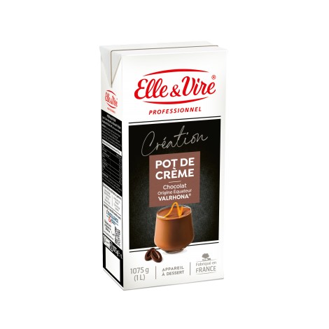 Pot de Crème au chocolat Valrhona