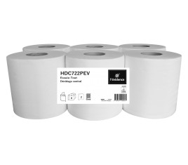 Bobine L'EVIDENCE DC 450Fts maxi 2 plis gaufré blanc Ecolabel