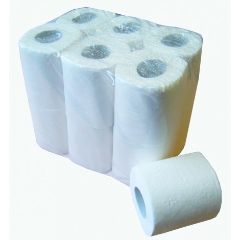 PAPIER TOILETTE rouleaux T180 EXTRA BLANC 2plis MICROGAUFRES