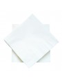 SERVIETTES de table BLANCHES HARMONIE 30 x 30 cm 2 plis Lisse