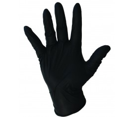 GANTS NITRILE NOIRS non poudrés