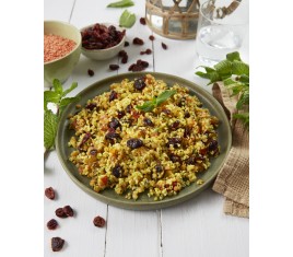 Salade Boulghour lentilles corail & cranberries