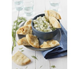 Tartare de concombres au fromage blanc