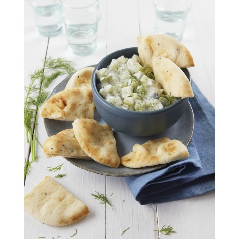 Tartare de concombres au fromage blanc