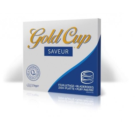 GOLDCUP SAVEUR FEUILLETAGE Plaque - 80% MG