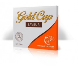 GOLDCUP SAVEUR CROISSANT Plaque - 80% MG