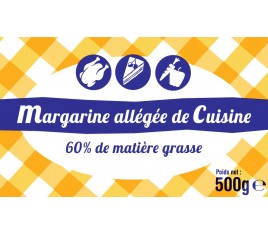 Matière Grasse végétale allégée - 60%MG - Cuisine (1er Prix)