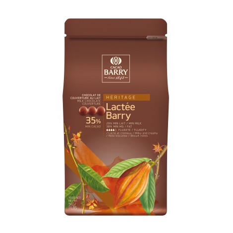 Lactée Barry Chocolat de couverture au lait 35% cacao