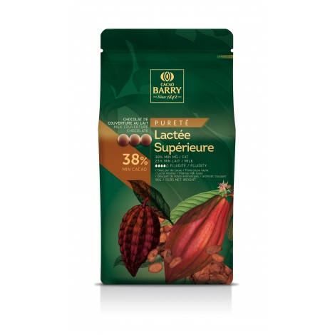 Lactée Supérieure Chocolat de couverture au lait 38% cacao