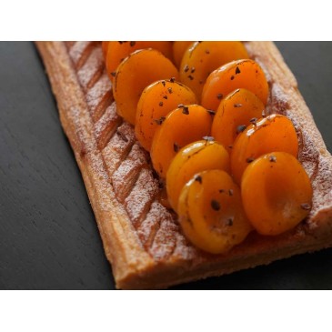 Tarte feuilletée aux abricots, recette Brover